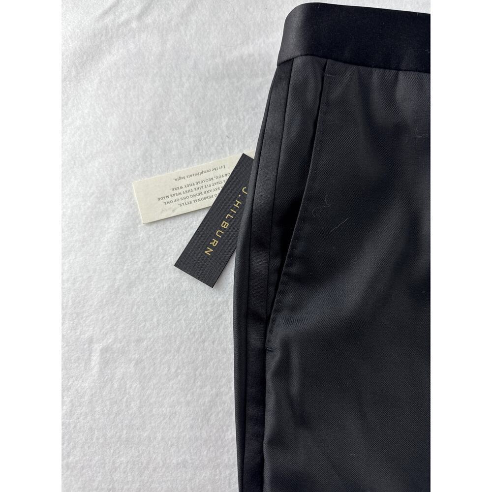 Men’s JWM J.Hilburn Black Wool Slack Dress Pants Sz 38 - Picture 2 of 4
